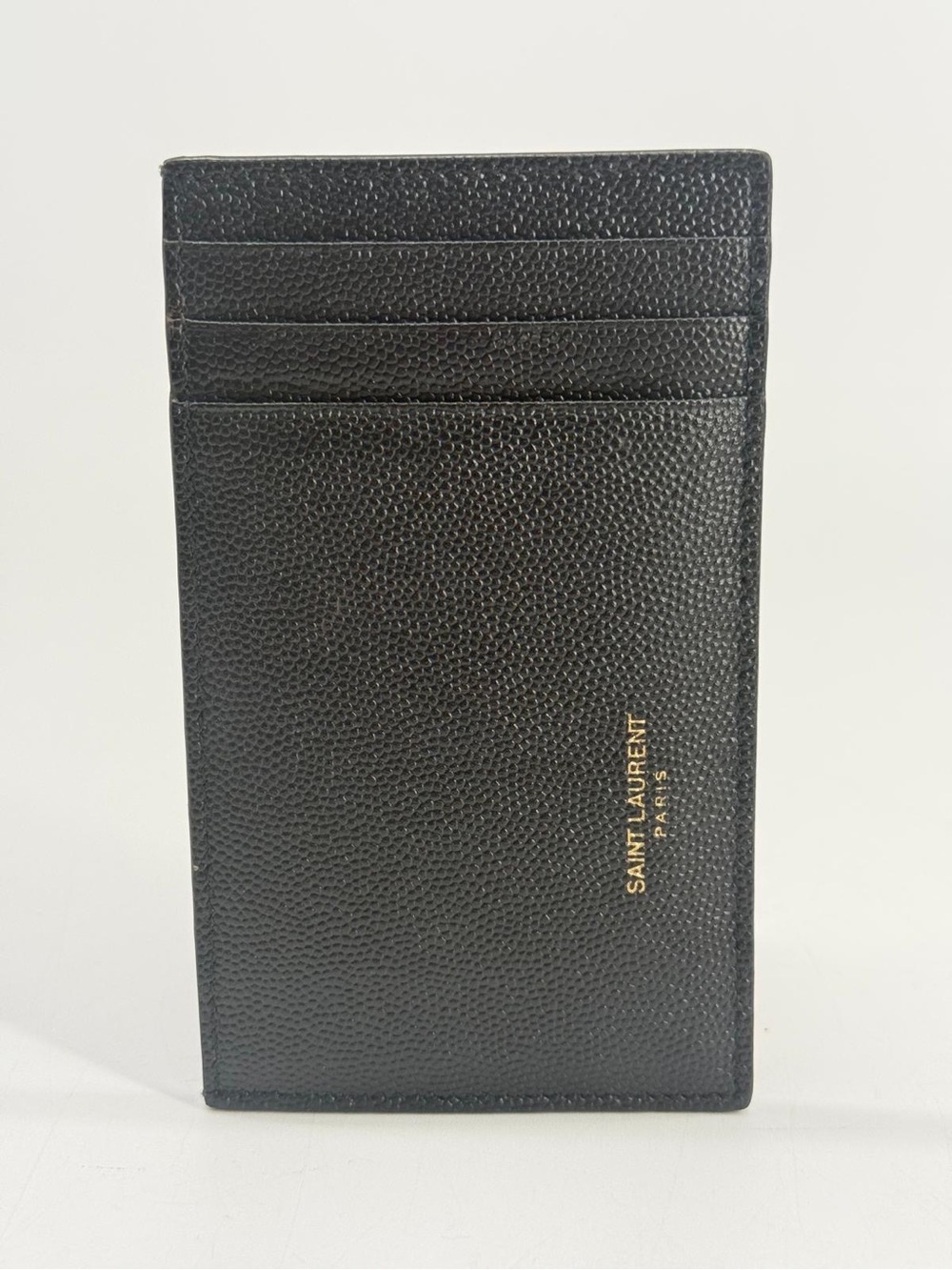 Saint Laurent Grain De Poudre Card Holder